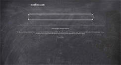 Desktop Screenshot of mophine.com